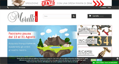 Desktop Screenshot of morellishop.it