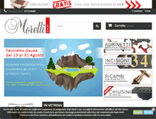 Tablet Screenshot of morellishop.it